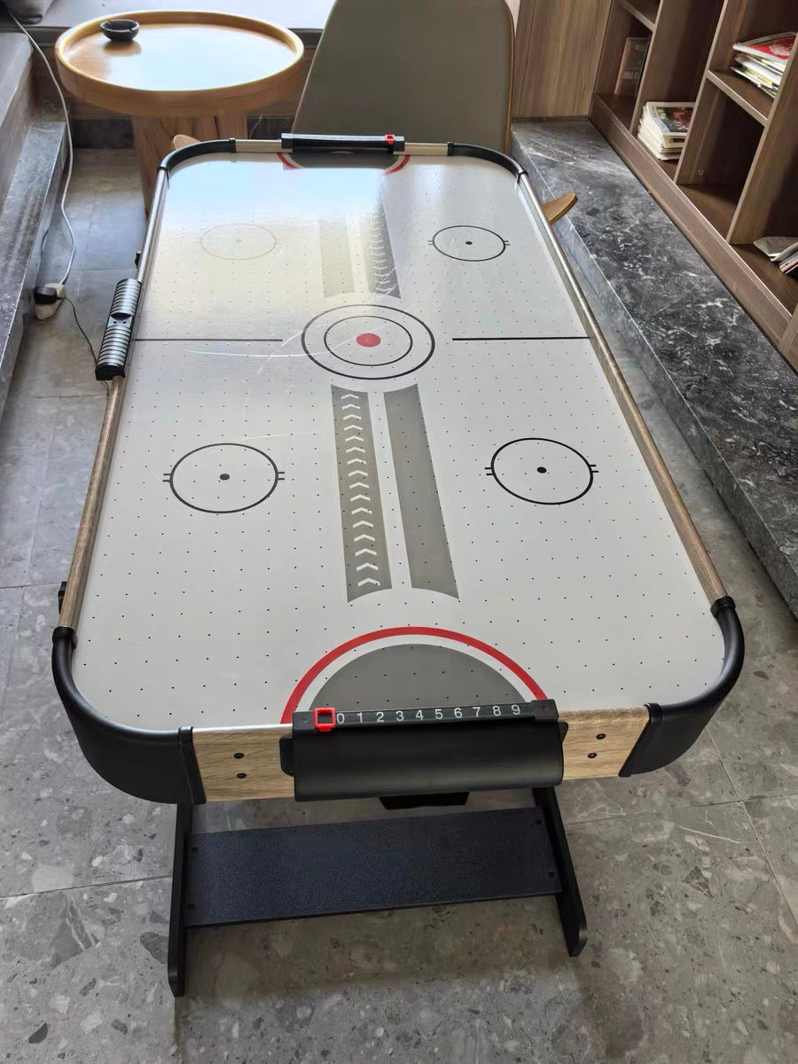 🥇Multi-functional tabletop hockey game, indoor air hockey table, tabletop hockey game for children