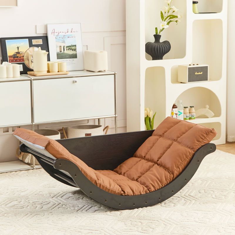 ✨Rocking Recliner Chair, Multifunctional Rocking Recliners, Solid Wood Recliner Rocking Chair with Cushion, Chair Recliner for Bedroom Living Room Balcony