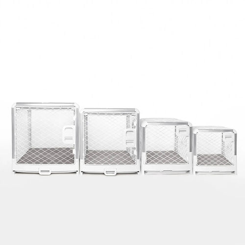 🦮Foldable pet cage with wheels – a high-quality, portable pet cage, providing a safe, stylish, and convenient indoor living space for your pet.