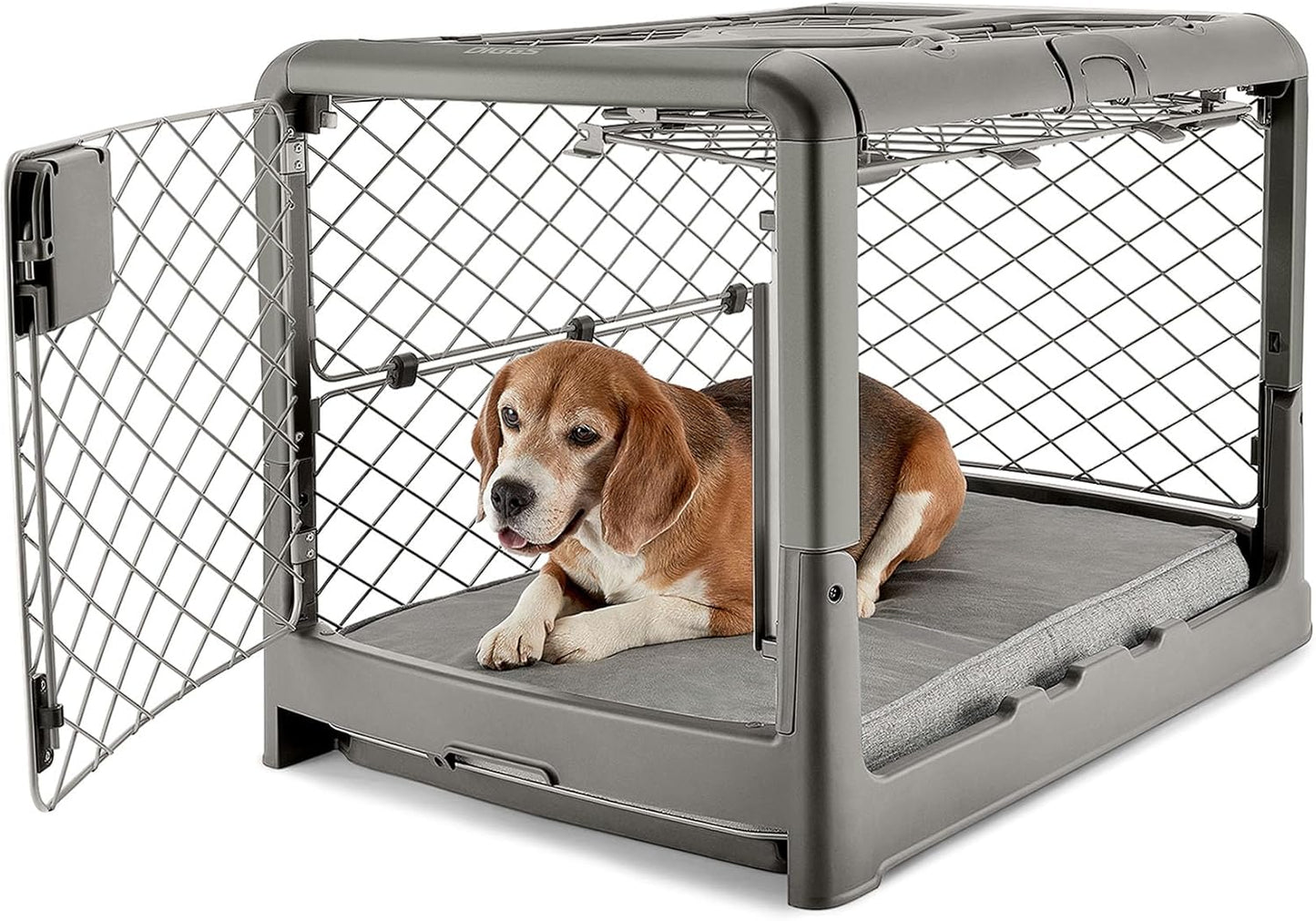 🦮Foldable pet cage with wheels – a high-quality, portable pet cage, providing a safe, stylish, and convenient indoor living space for your pet.